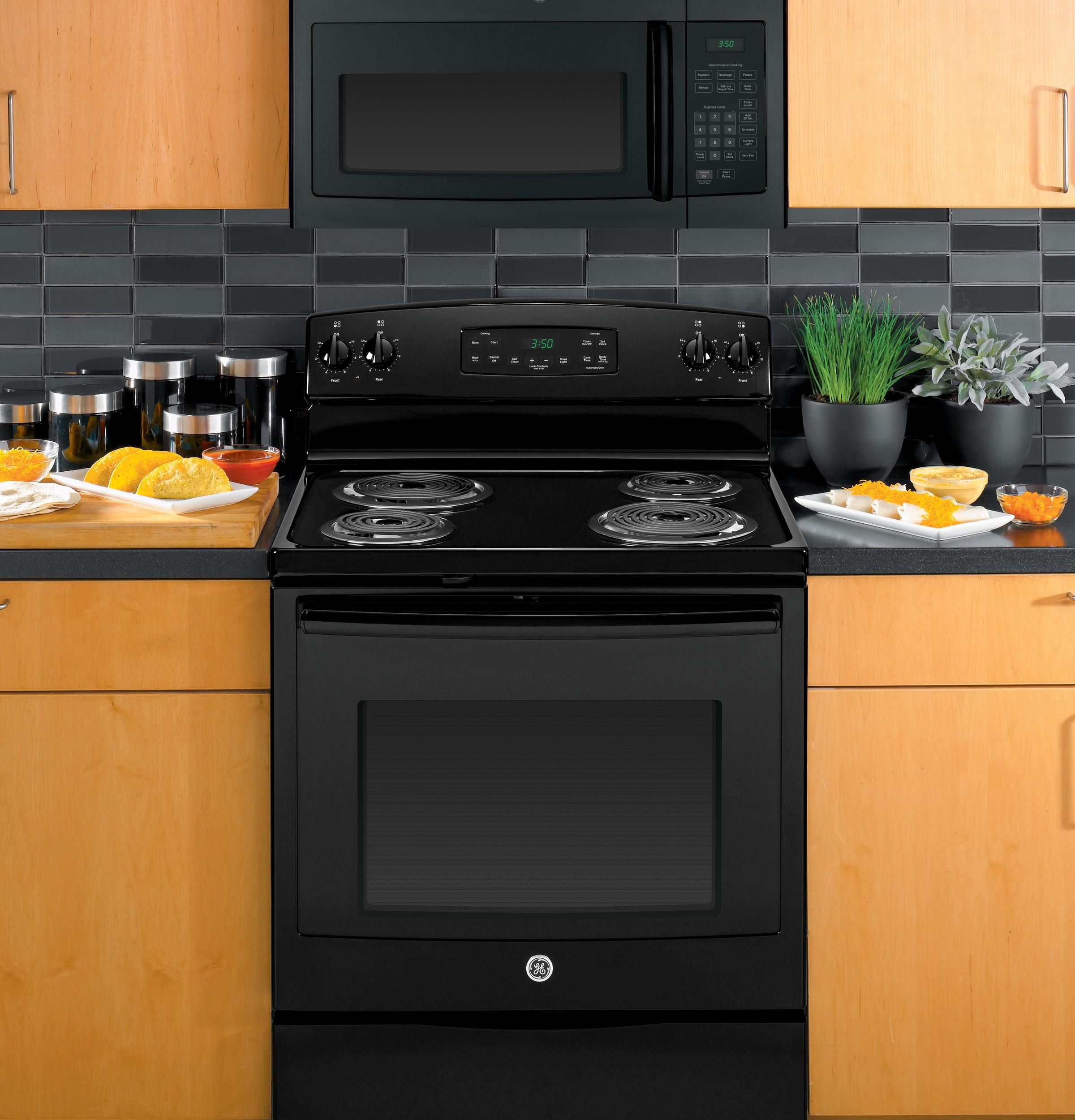 GE Appliances JVM3160DFBB 1.6 Cu. Ft. OvertheRange Microwave Oven